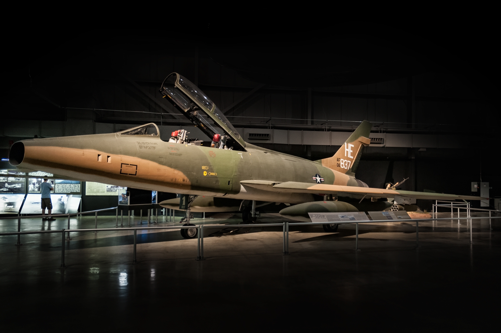 56-3837 - North American QF-100F Super Sabre