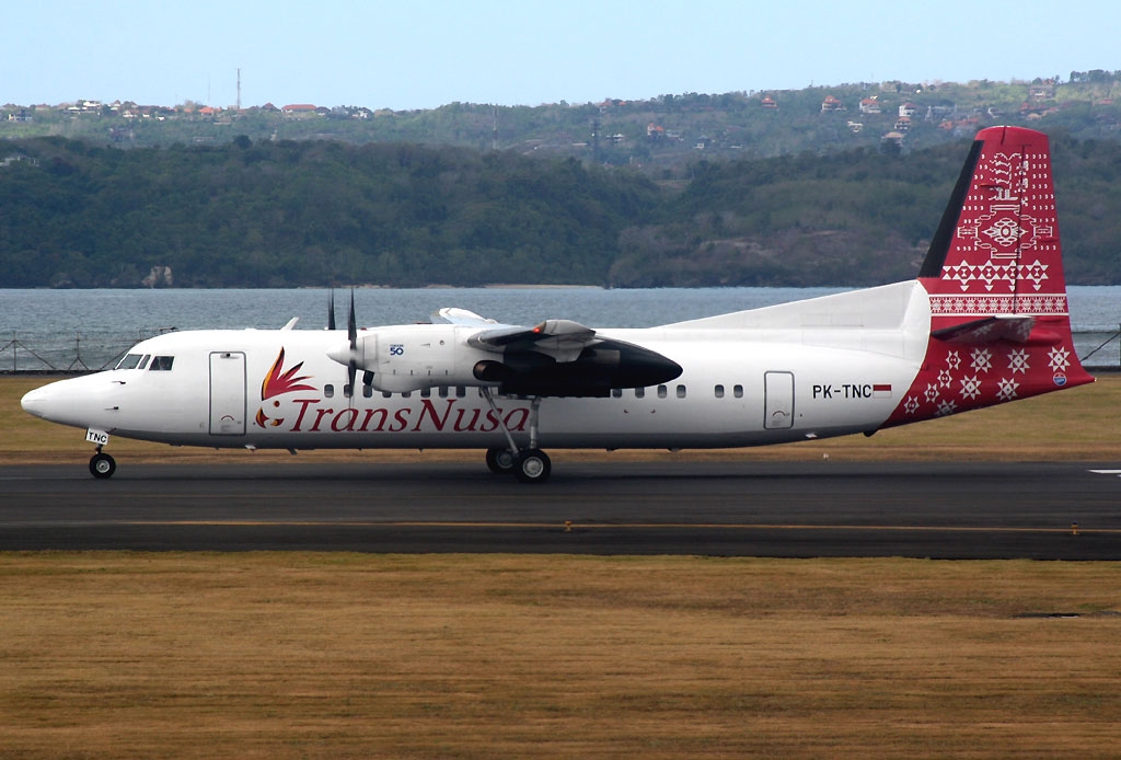 PK-TNC - Fokker 50